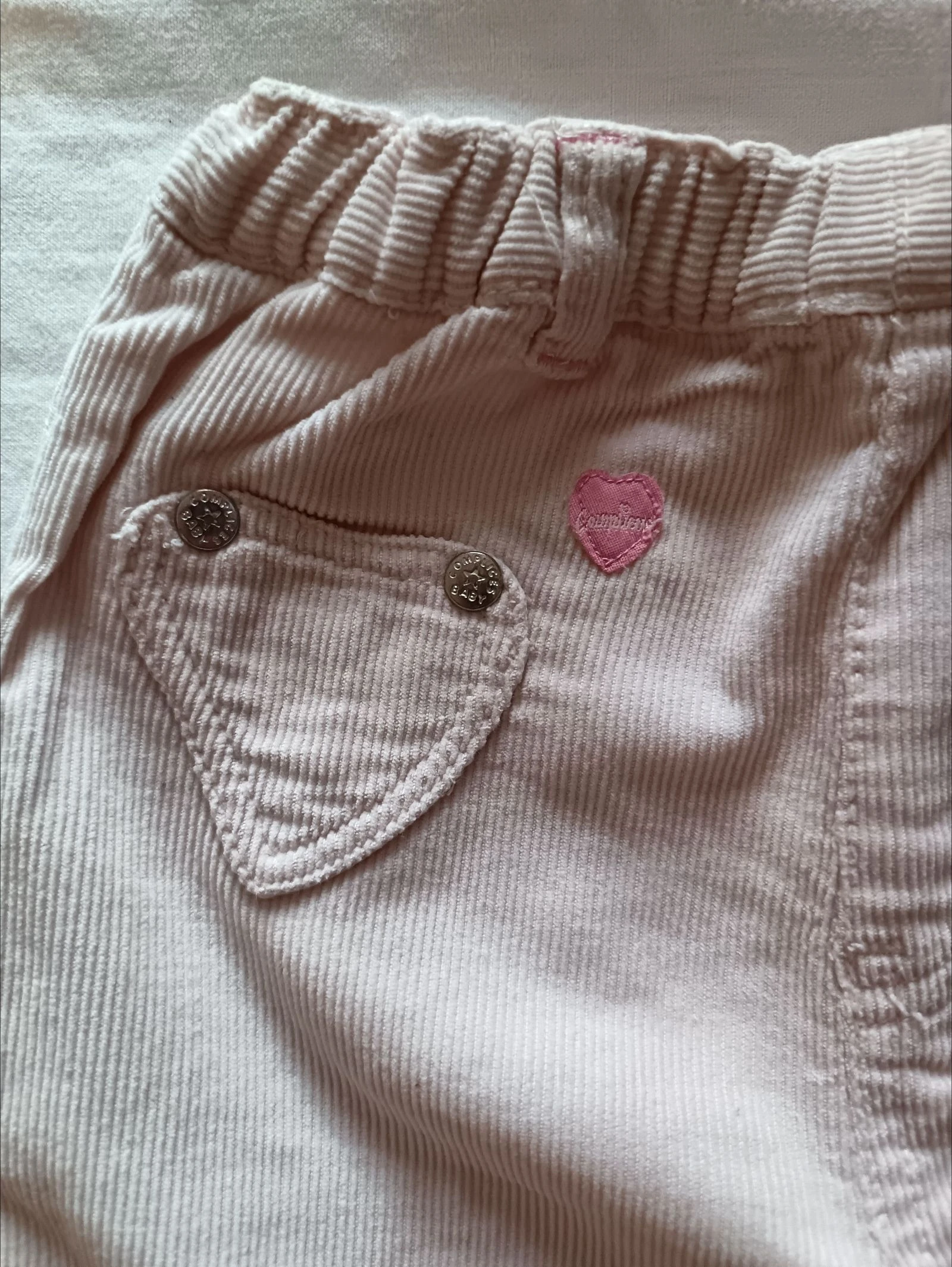 Calça de veludo cotelê rosa Complices Baby – photo 6
